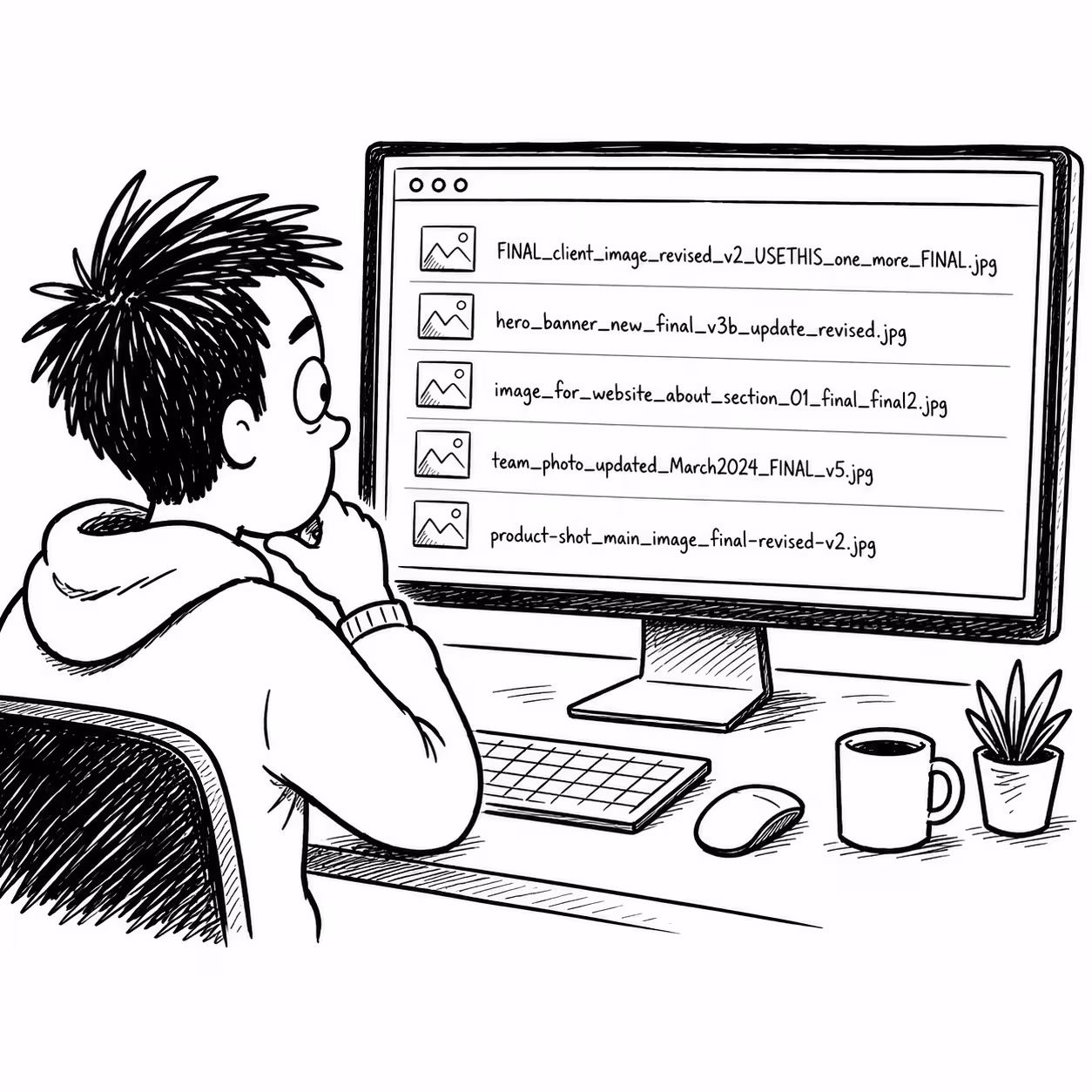 A batch rename tool cleaning up a messy filename
